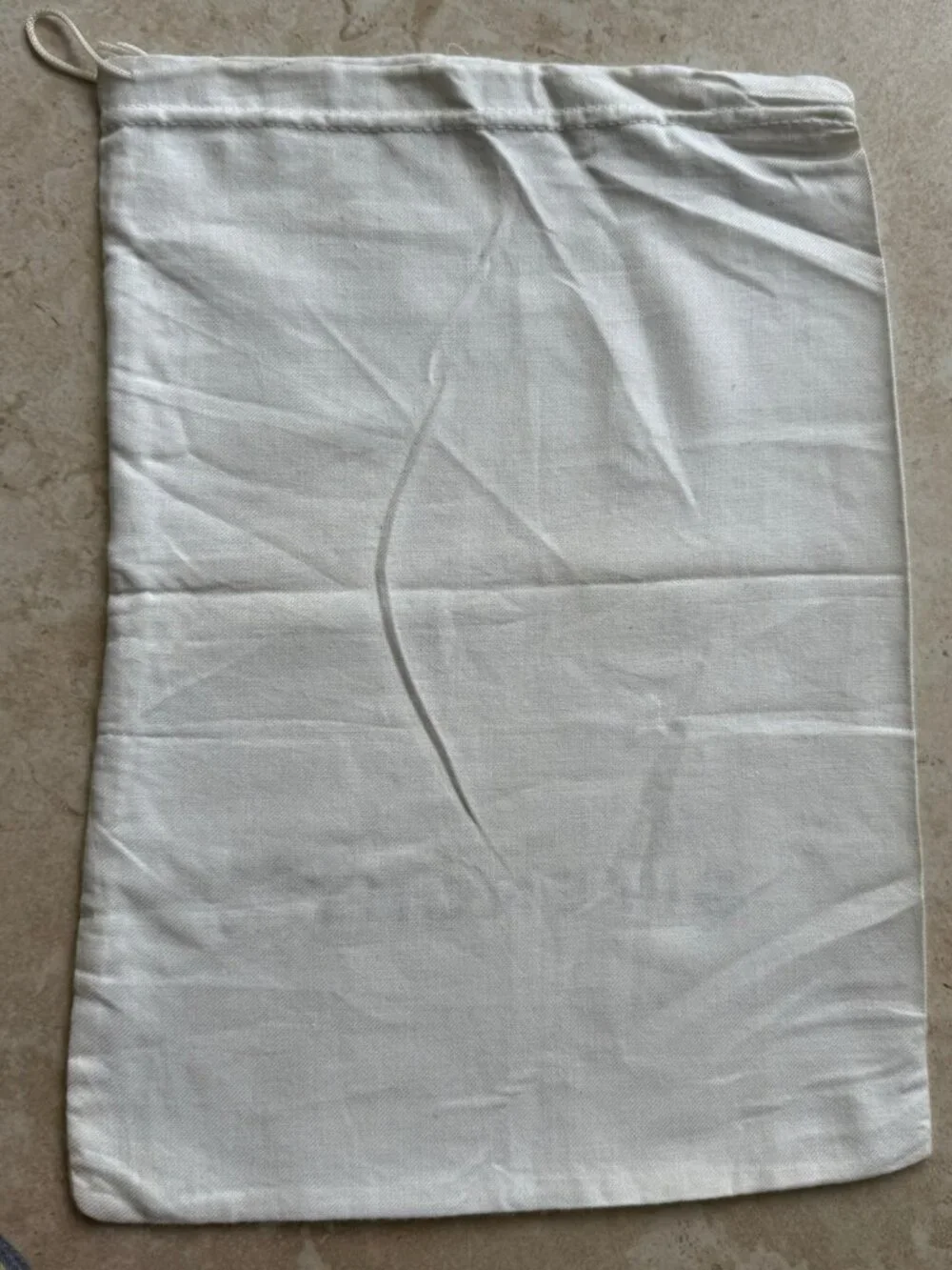 Givenchy Dust Bag Storage Drawstring White Cotton 14 X 10